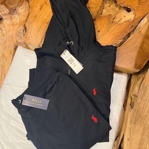 Polo by Ralph Lauren Black Sweatshirt and SweatPant Set